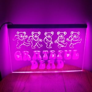 Grateful dead LED light sign 9x12 new mancave